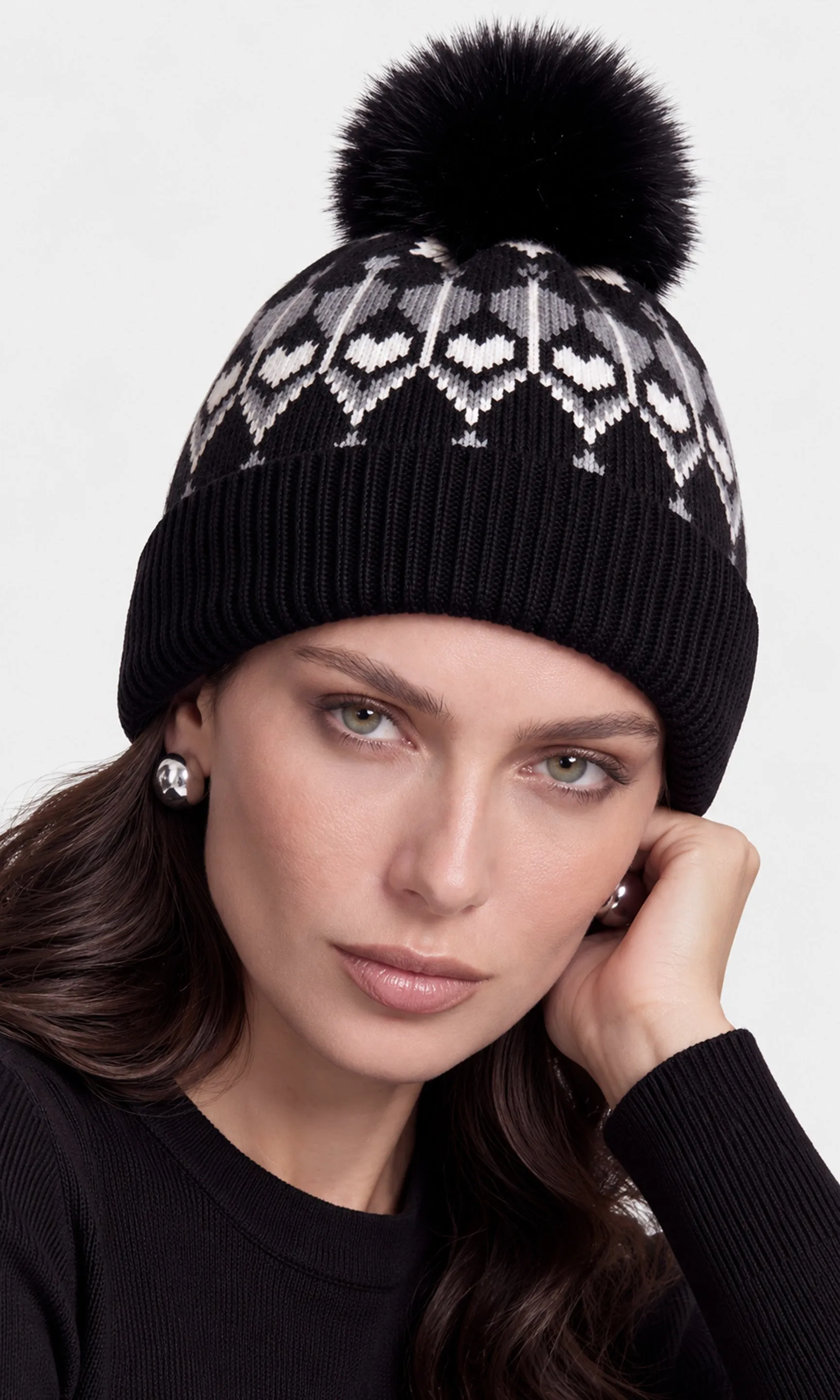 Frost Fairisle Beanie sold by Generation Love product image thumbnail 2