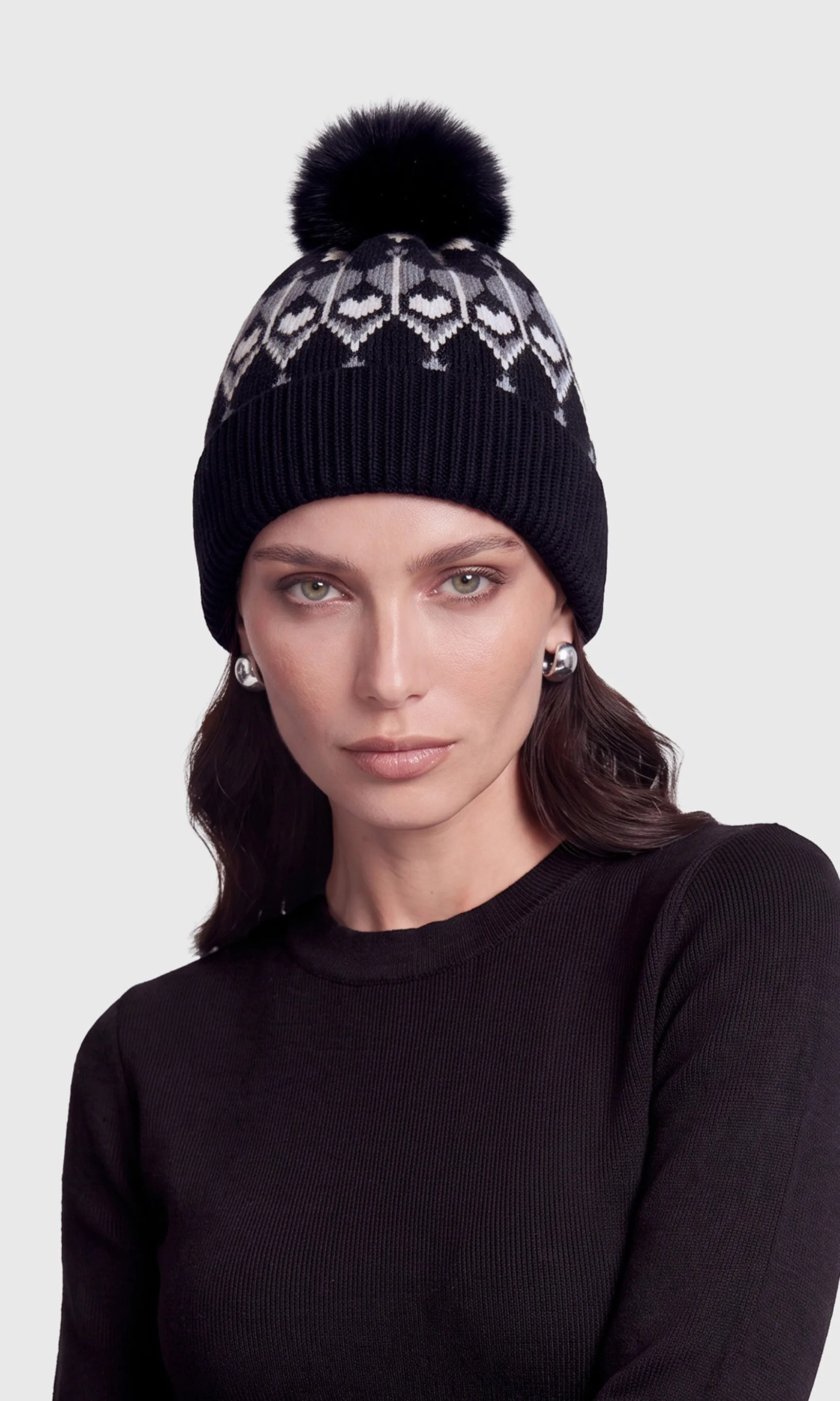 Frost Fairisle Beanie sold by Generation Love