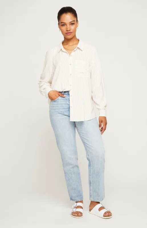 Naomi Button Down Shirt made by Gentle Fawn