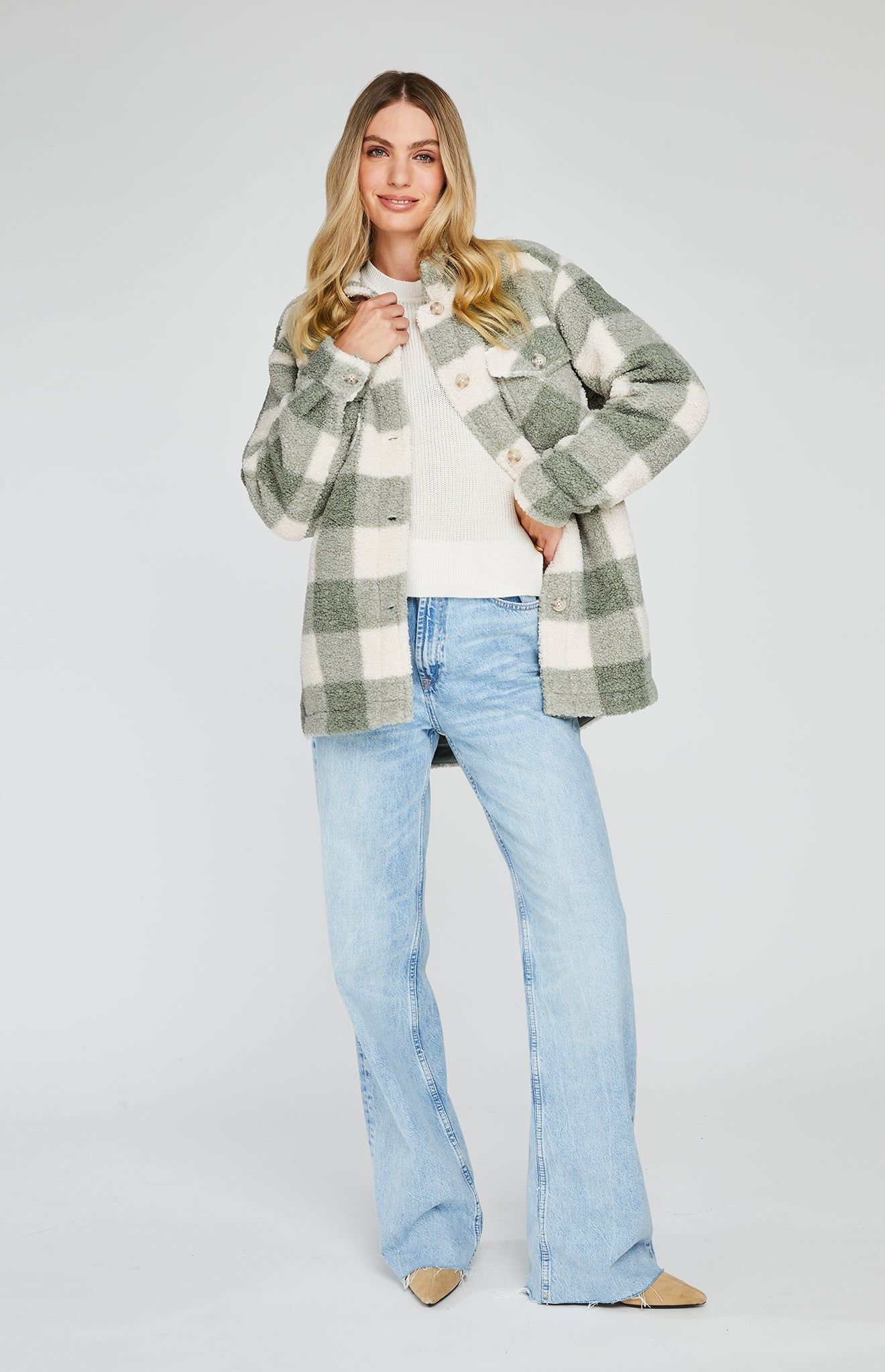 Oaklynn Shirt Jacket sold by Gentle Fawn