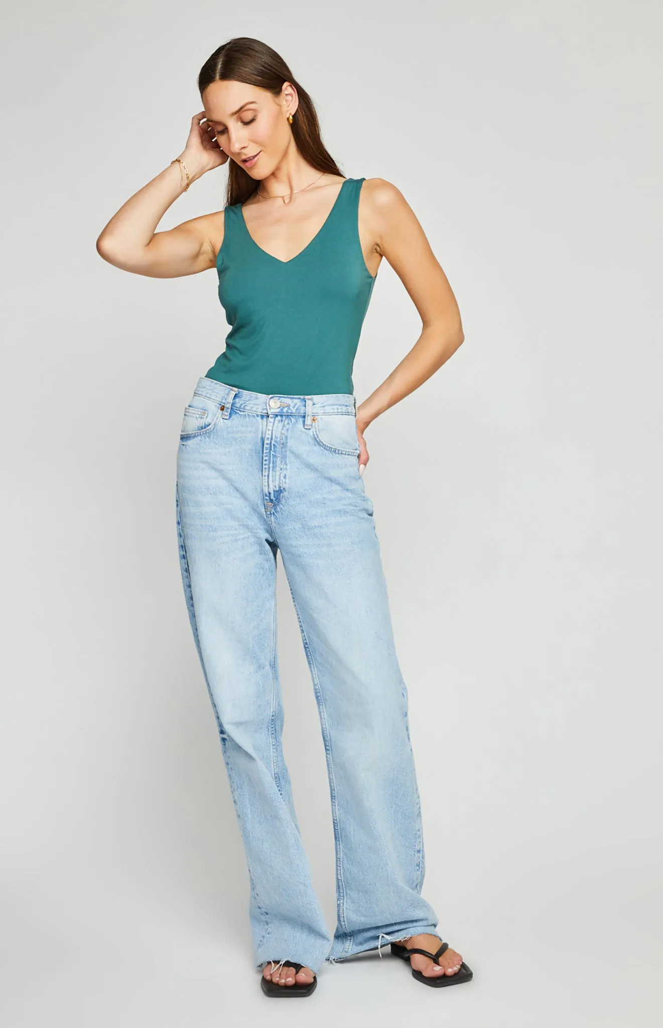 Starling V-Neck Tank sold by Gentle Fawn