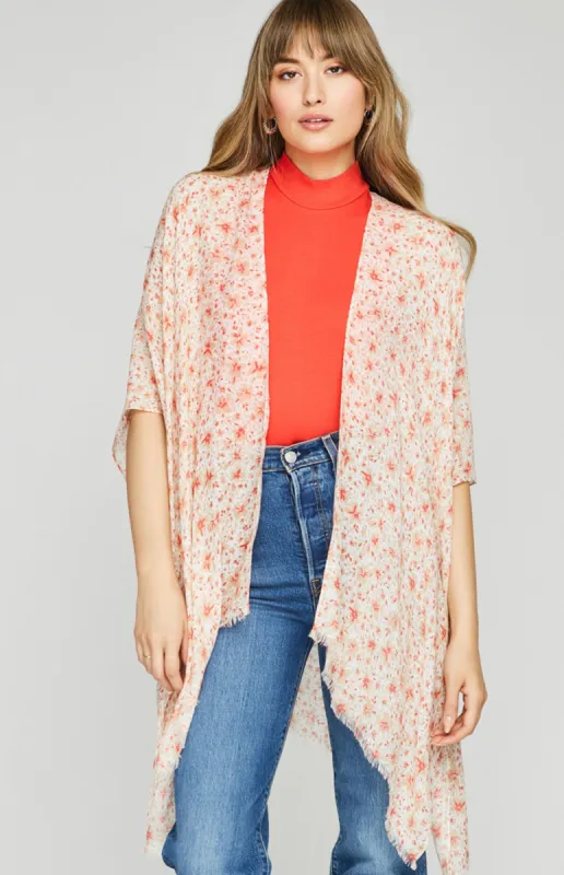 Dawn Cover-Up - White Ditsy sold by Gentle Fawn