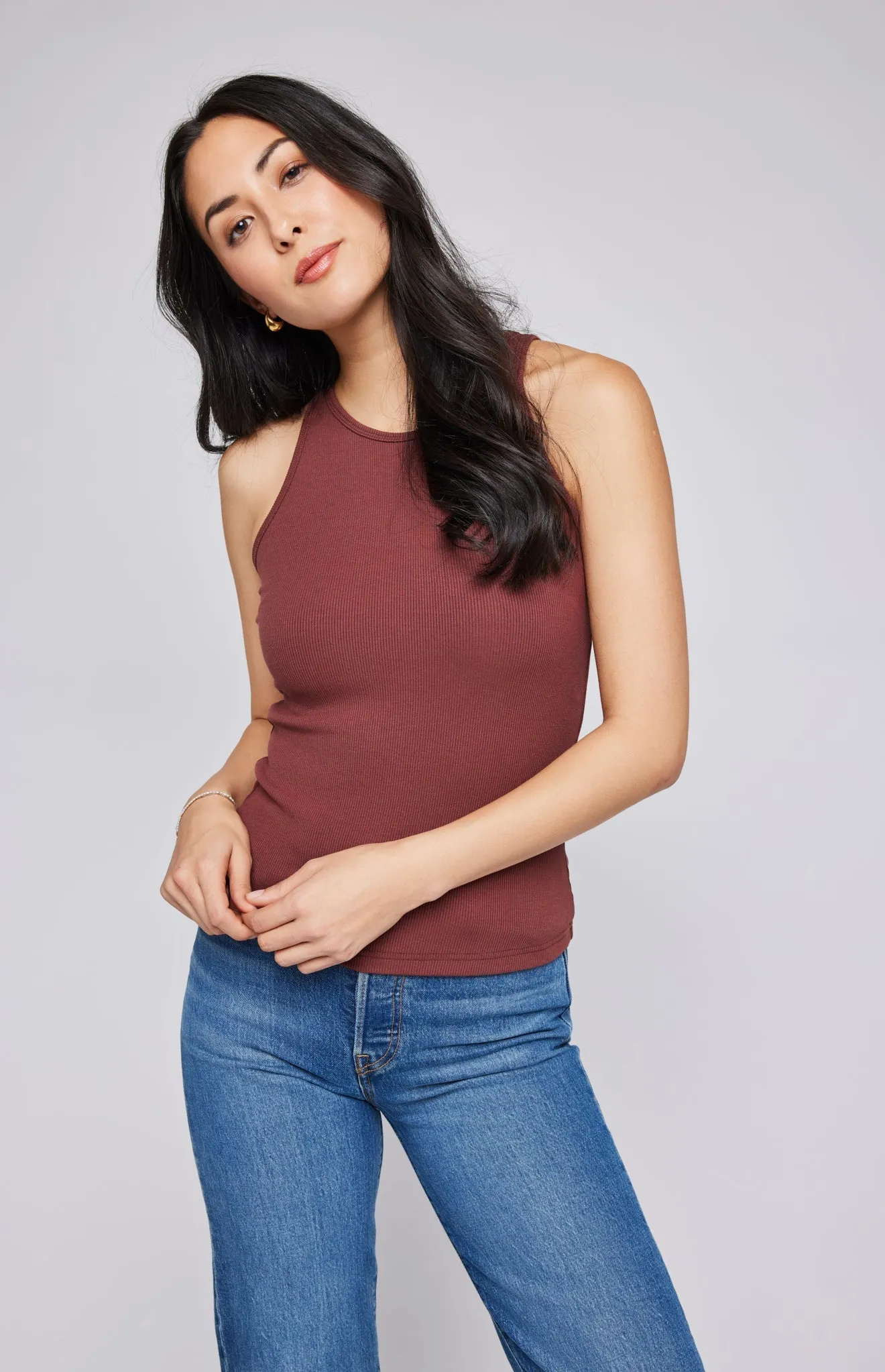 Ronan Ribbed Tank Top sold by Gentle Fawn product image thumbnail 5