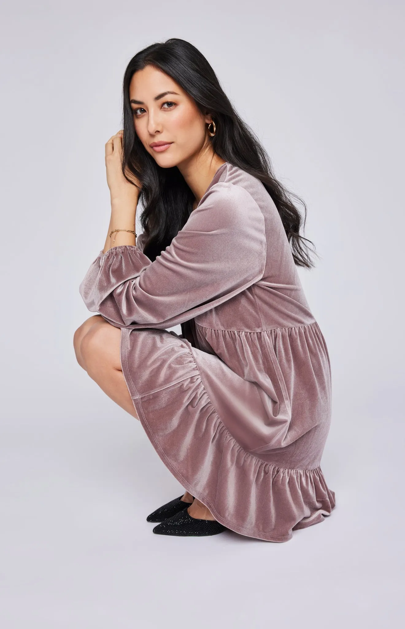 Phillipa Velvet Mini Dress sold by Gentle Fawn product image thumbnail 3