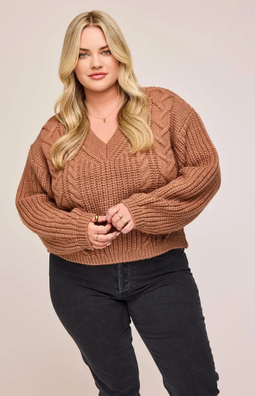 Octavia V-Neck Sweater sold by Gentle Fawn