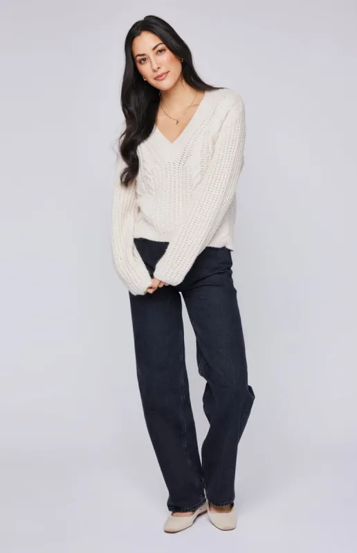 Octavia V-Neck Sweater sold by Gentle Fawn