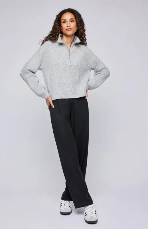 Georgie Half-Zip Pullover Sweater sold by Gentle Fawn