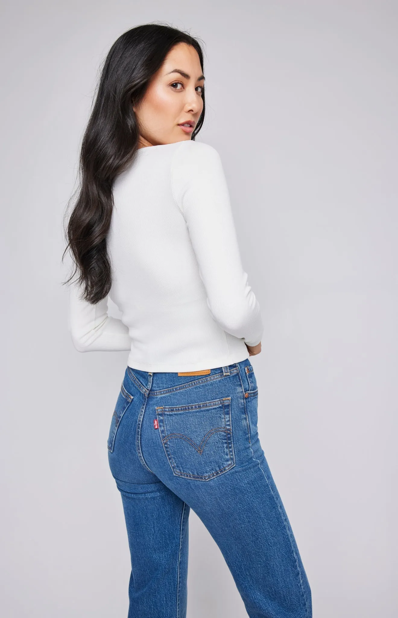 Zahara Ribbed V-Neck Top sold by Gentle Fawn product image thumbnail 2