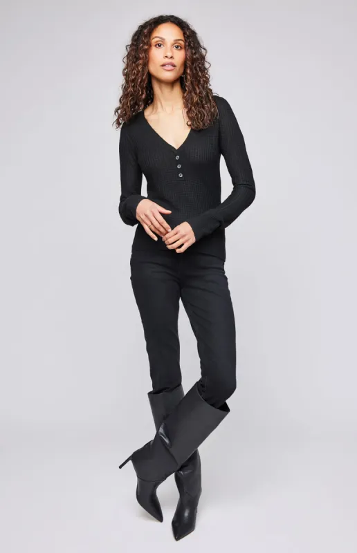 Abigail Waffle Knit Pullover Top sold by Gentle Fawn