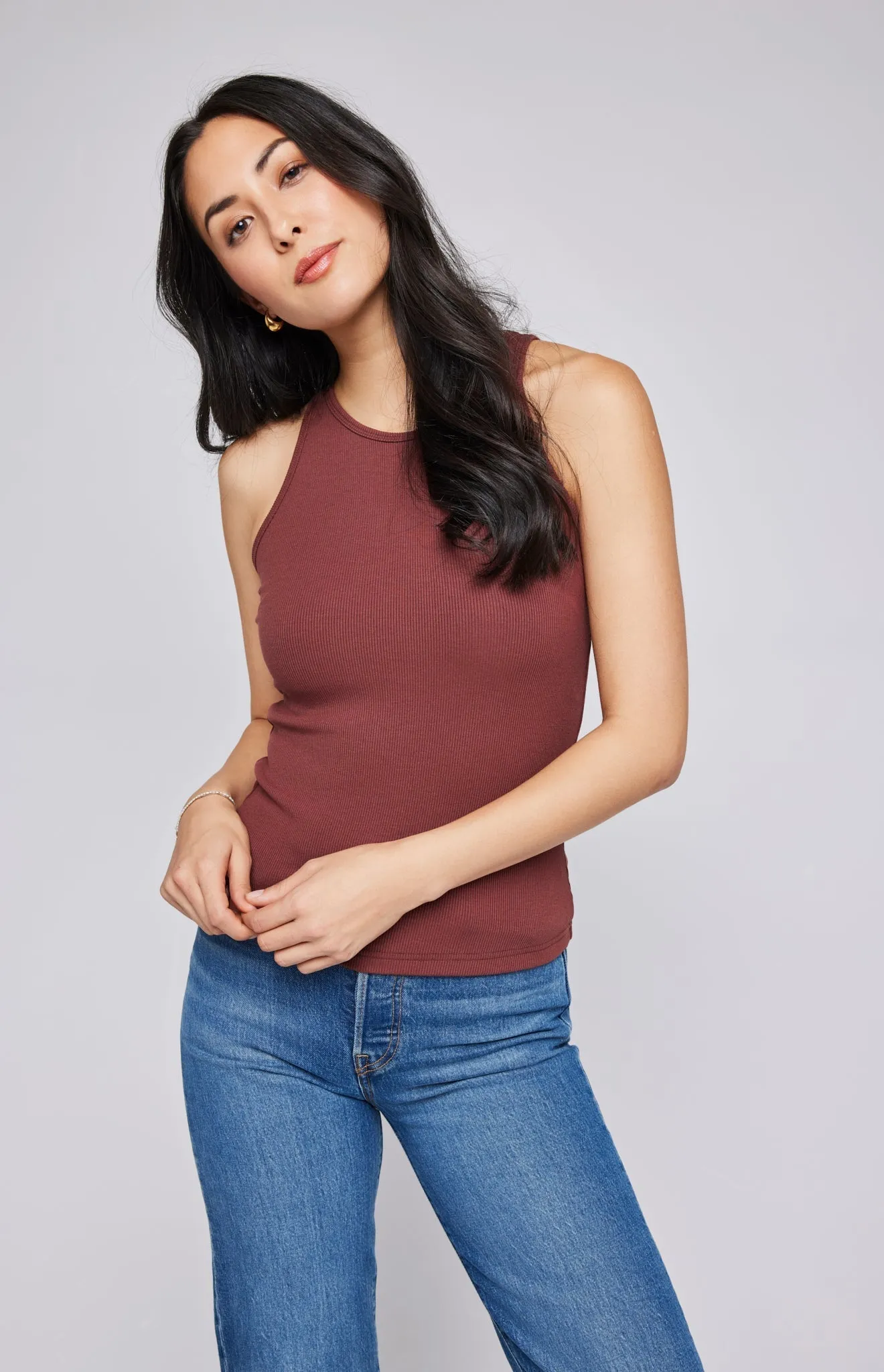 Ronan Ribbed Tank Top sold by Gentle Fawn product image thumbnail 2