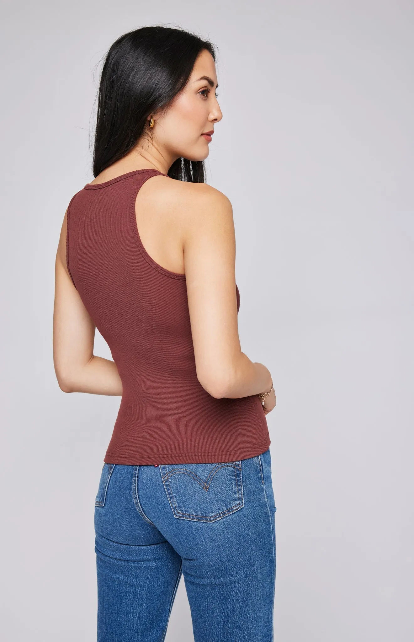 Ronan Ribbed Tank Top sold by Gentle Fawn product image thumbnail 3