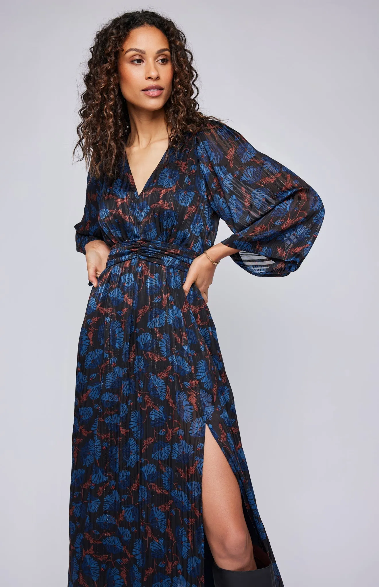 Fabienne Floral Midi Dress sold by Gentle Fawn product image thumbnail 3