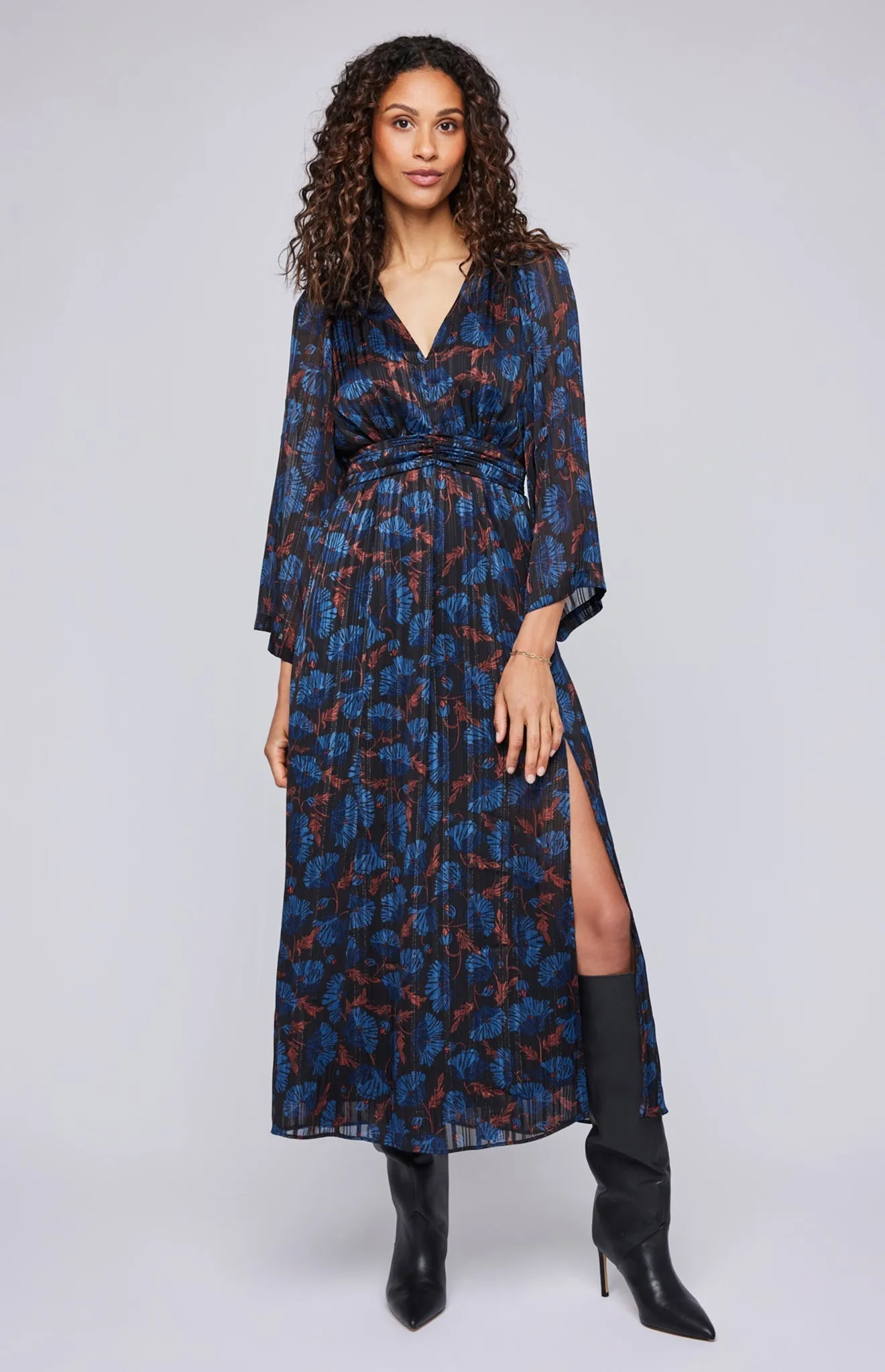 Fabienne Floral Midi Dress sold by Gentle Fawn