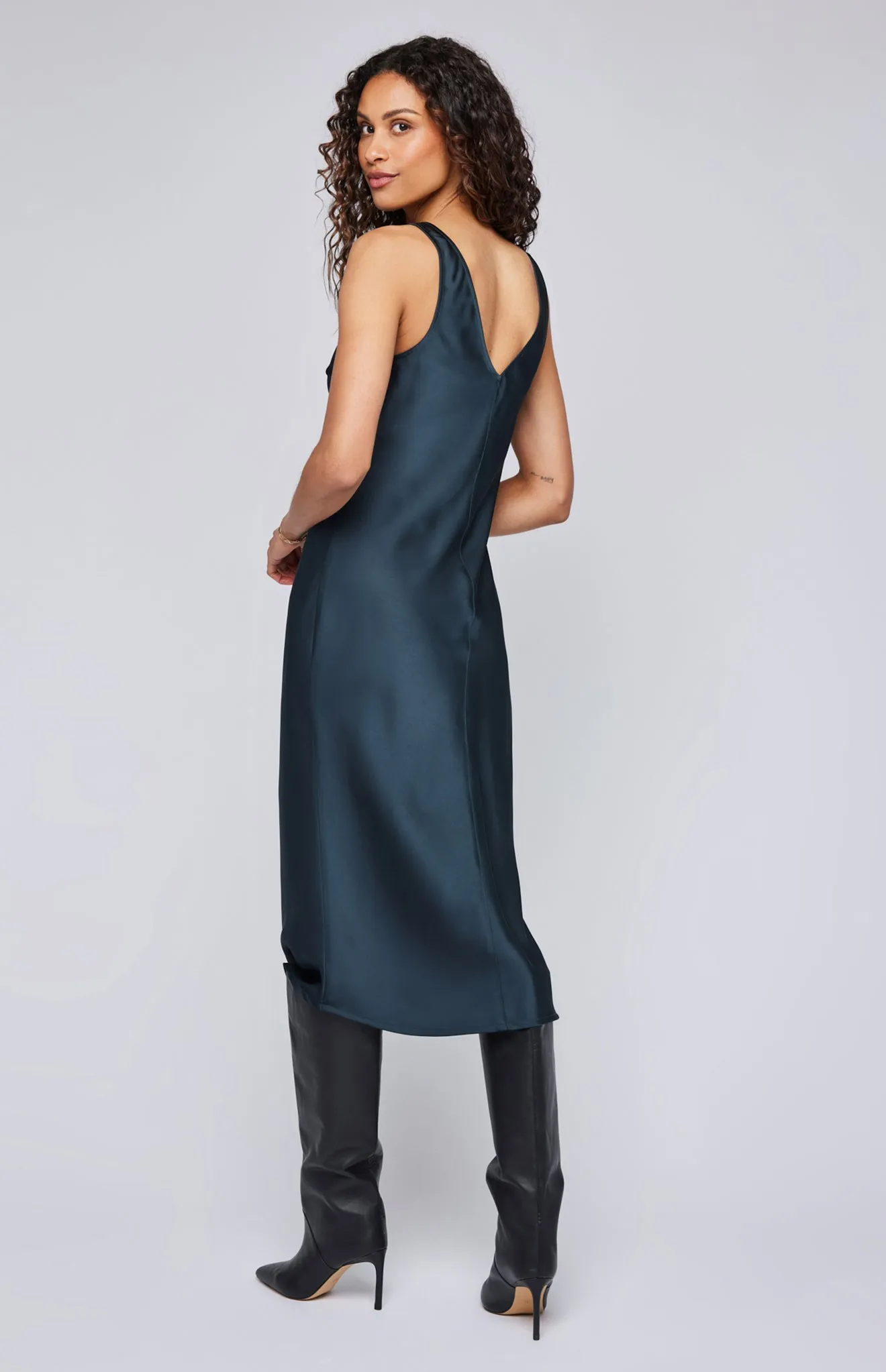 Odette Satin Midi Dress sold by Gentle Fawn product image thumbnail 2