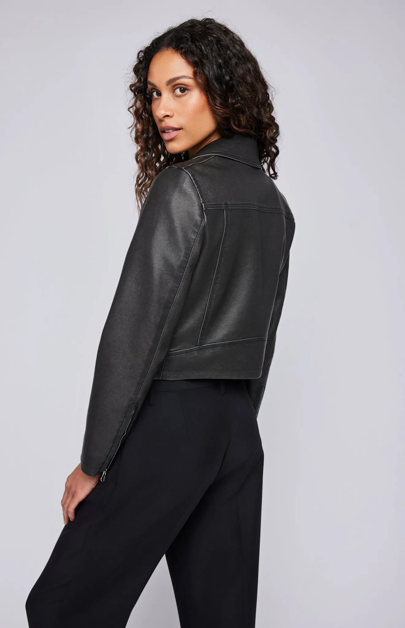 Bronwyn Vegan Leather Jacket sold by Gentle Fawn product image thumbnail 3