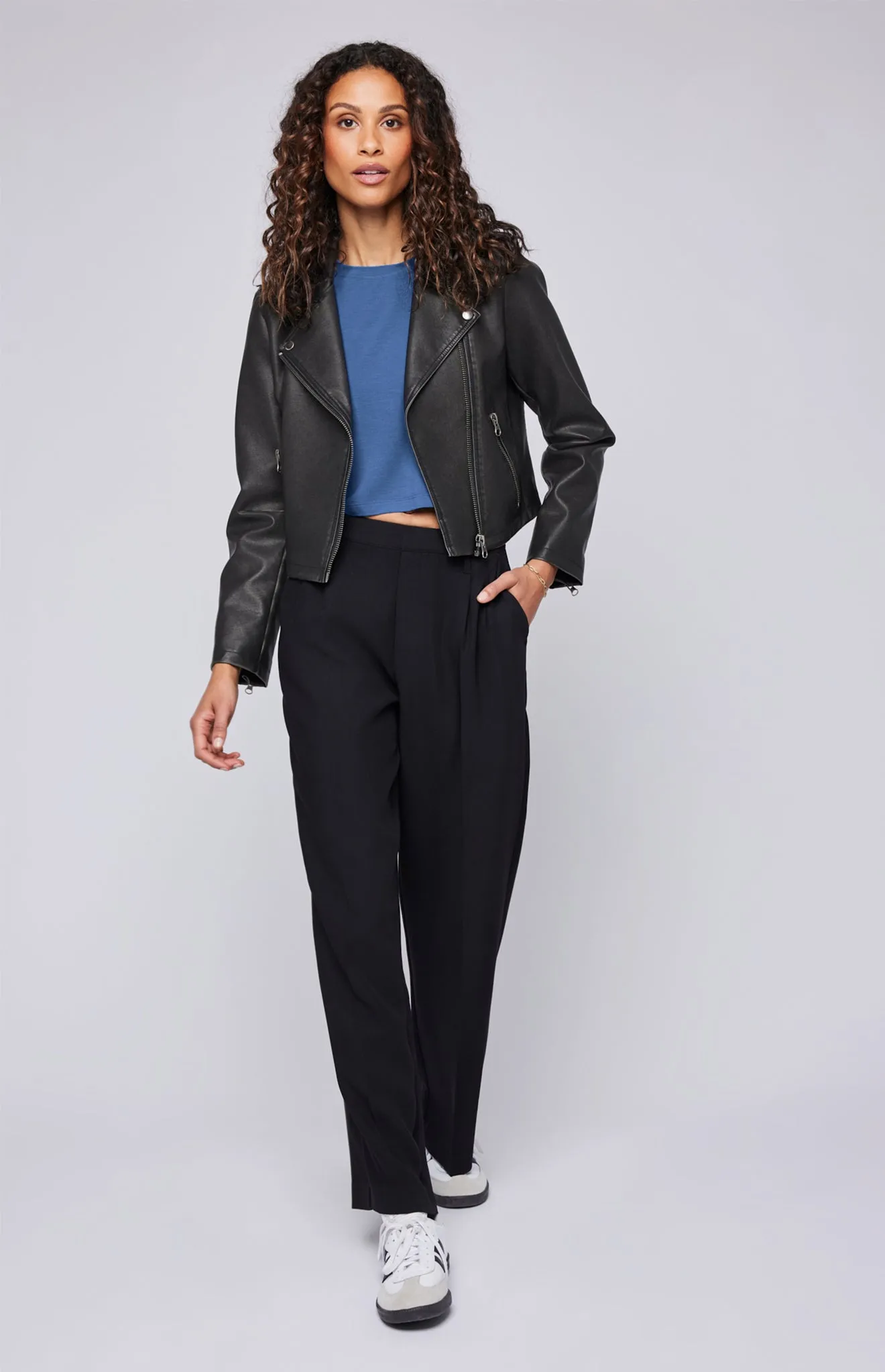 Bronwyn Vegan Leather Jacket sold by Gentle Fawn