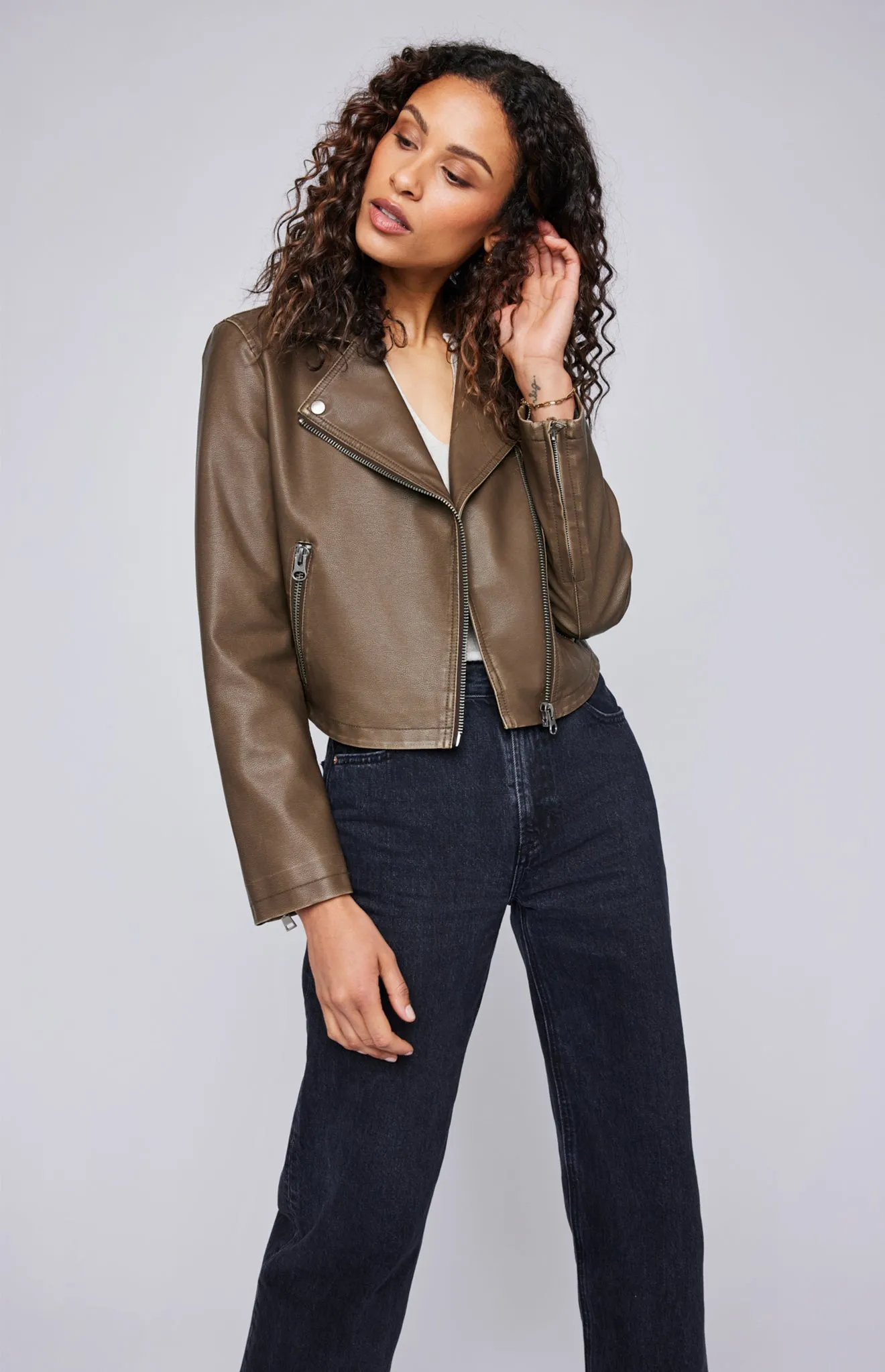Bronwyn Vegan Leather Jacket sold by Gentle Fawn product image thumbnail 2