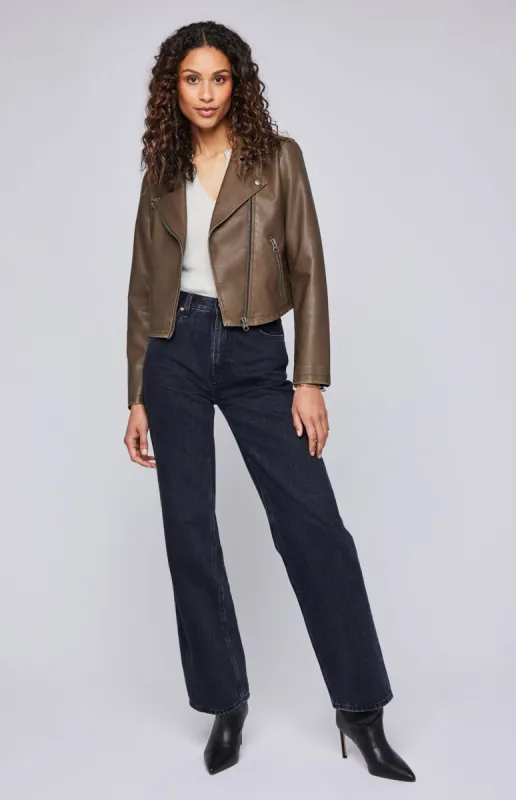 Bronwyn Vegan Leather Jacket made by Gentle Fawn