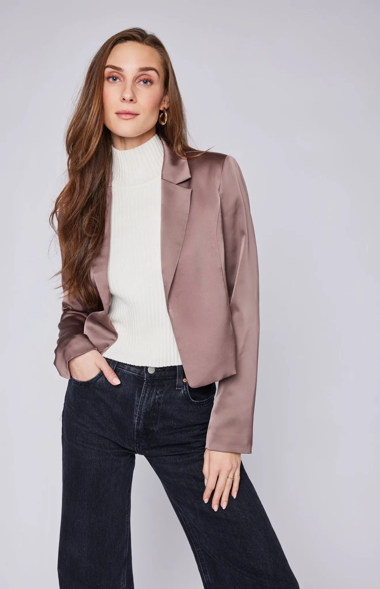 Natalie Satin Blazer sold by Gentle Fawn product image thumbnail 2