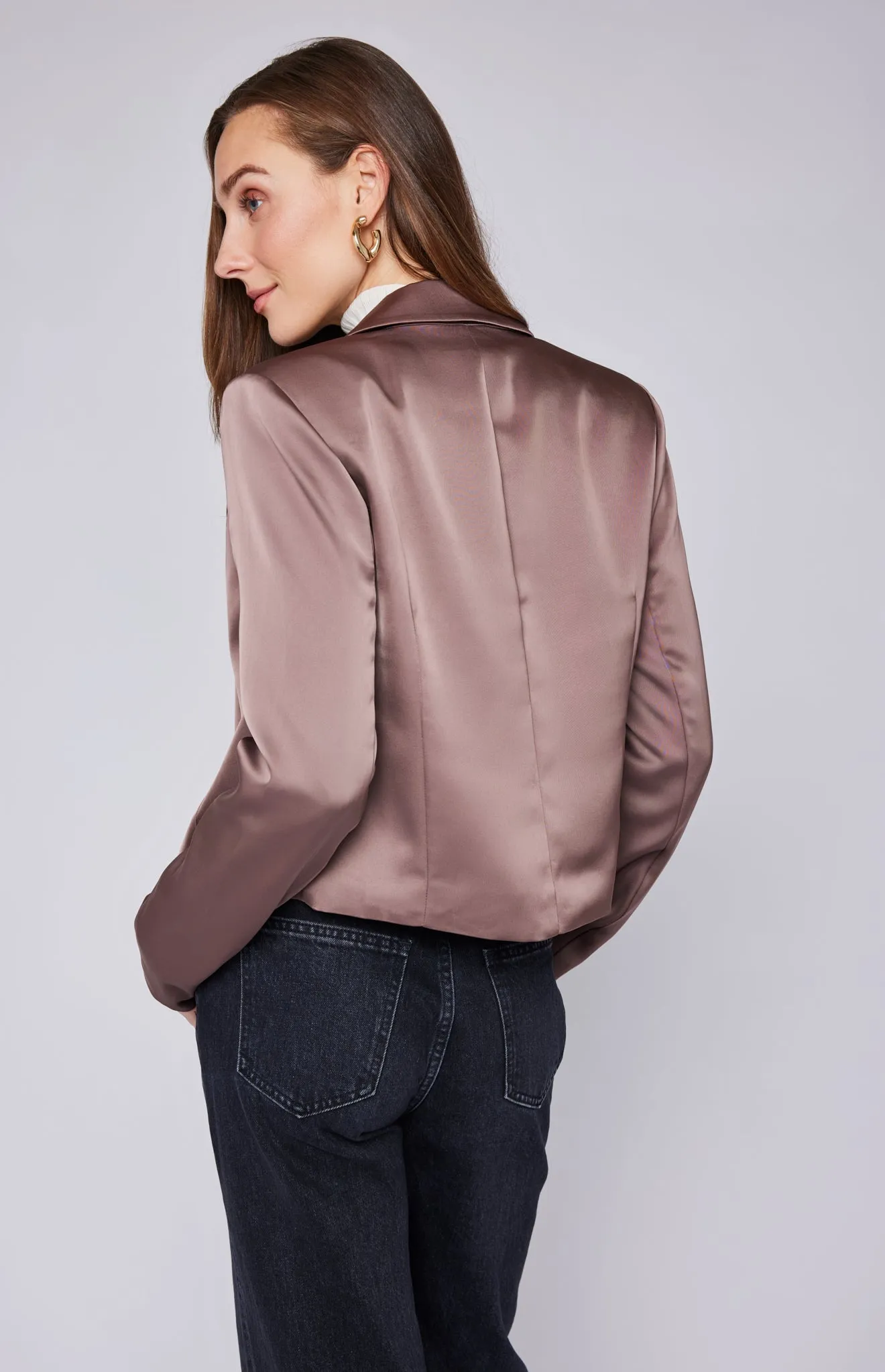 Natalie Satin Blazer sold by Gentle Fawn product image thumbnail 3