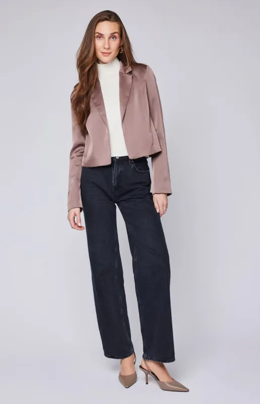 Natalie Satin Blazer made by Gentle Fawn