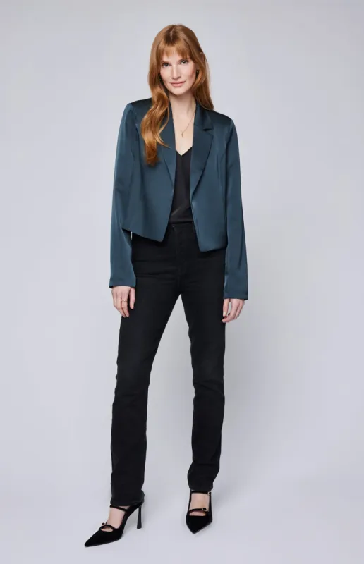 Natalie Satin Blazer made by Gentle Fawn