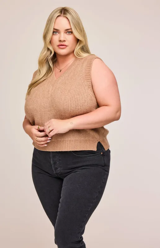 Peyton Knit Vest sold by Gentle Fawn