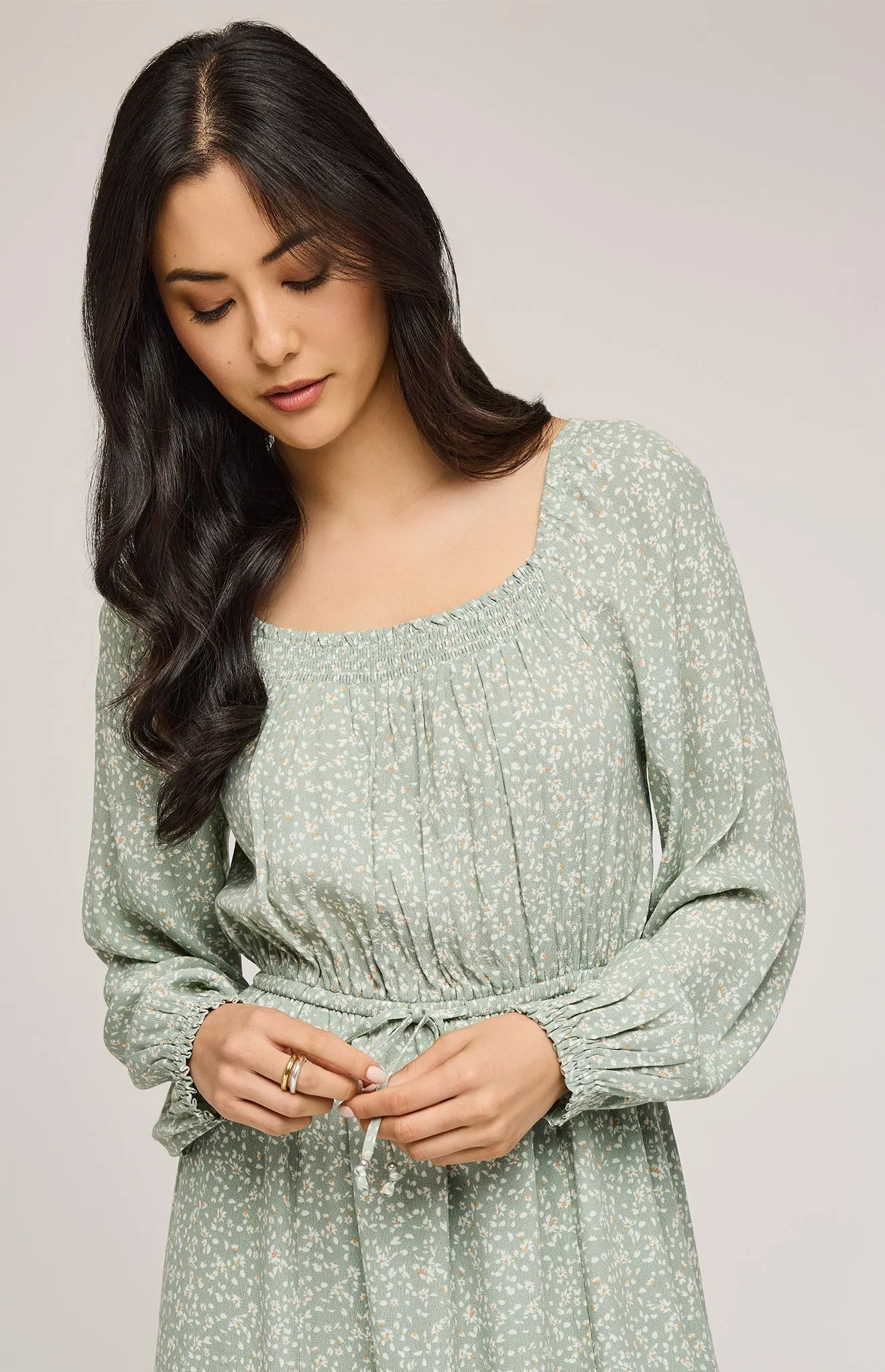 Sutton Floral Mini Dress sold by Gentle Fawn product image thumbnail 4