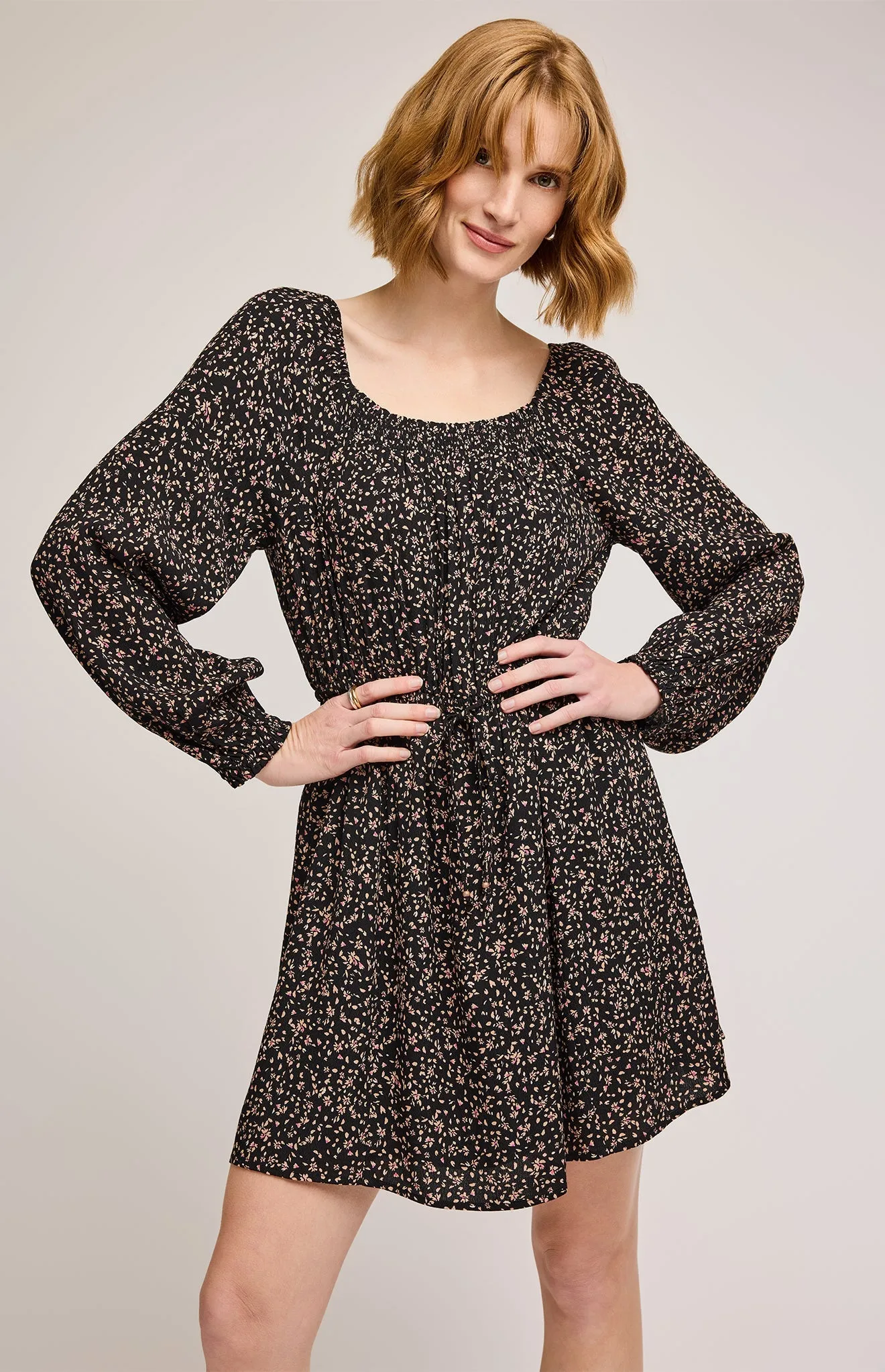 Sutton Floral Mini Dress sold by Gentle Fawn