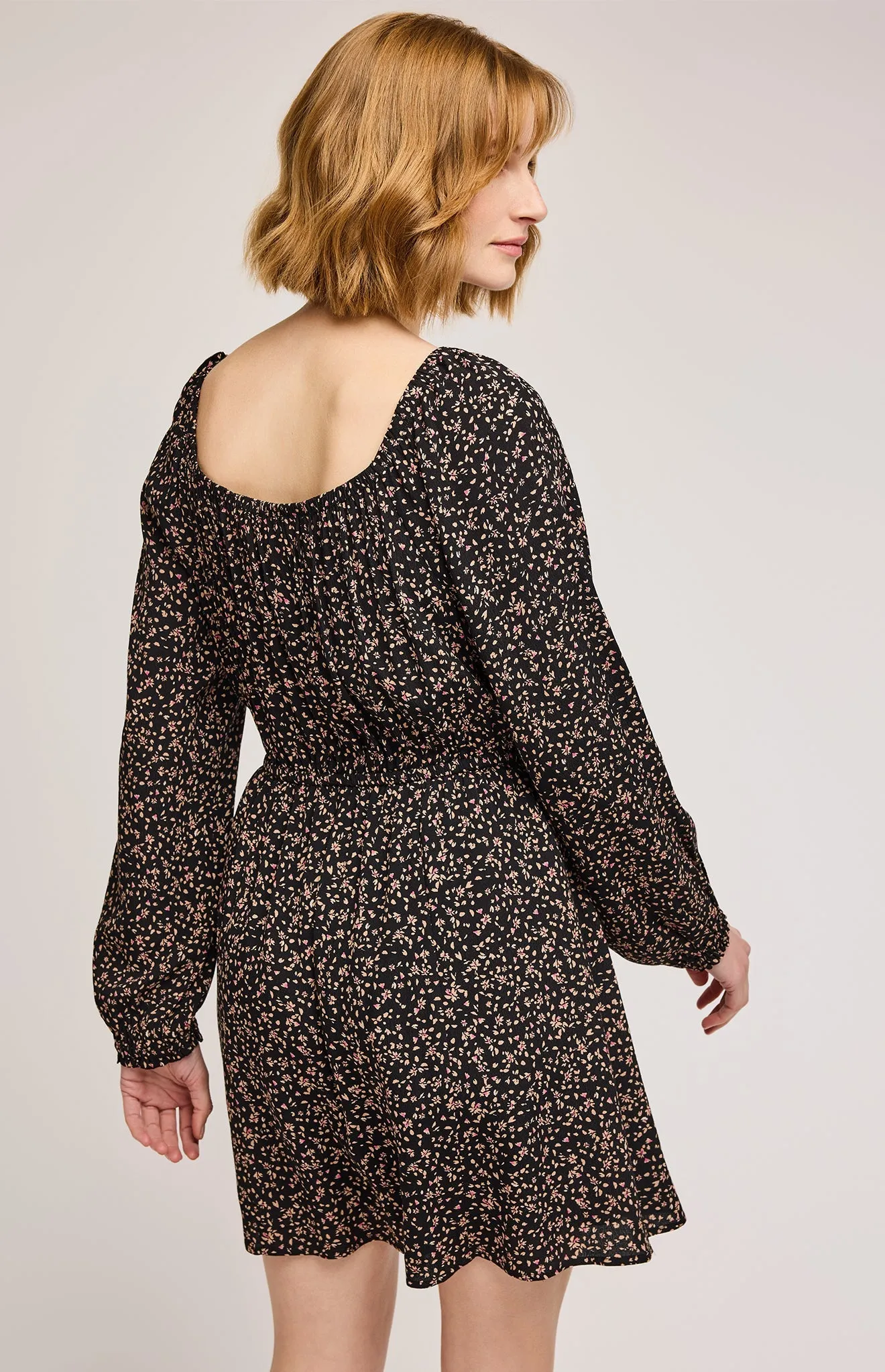 Sutton Floral Mini Dress sold by Gentle Fawn product image thumbnail 4