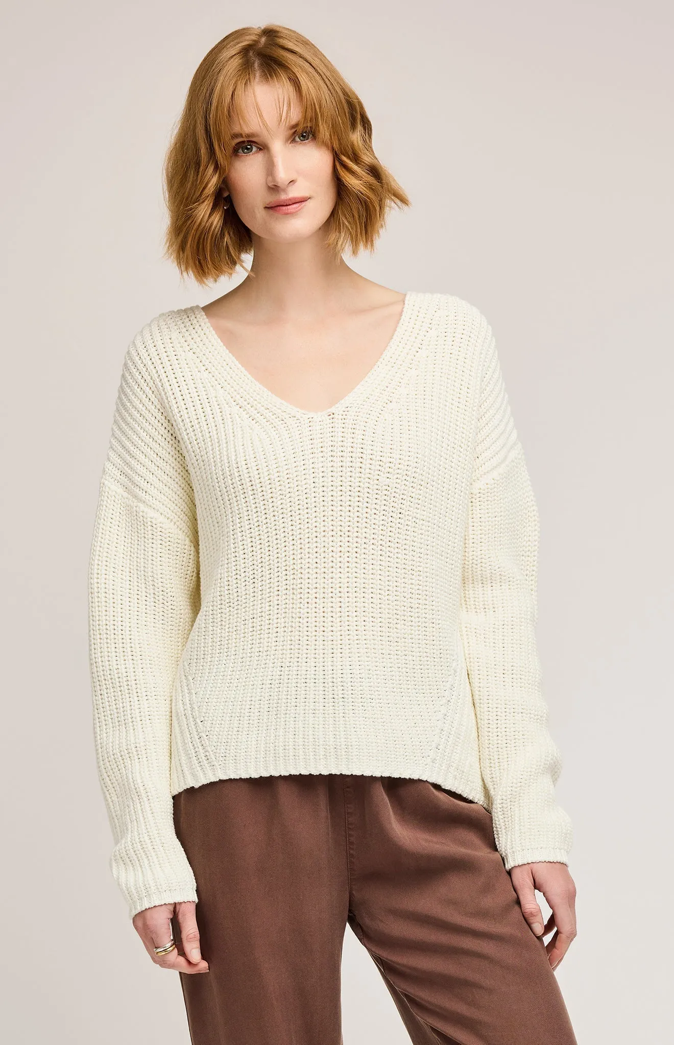 Spencer V-Neck Knit Sweater sold by Gentle Fawn product image thumbnail 2