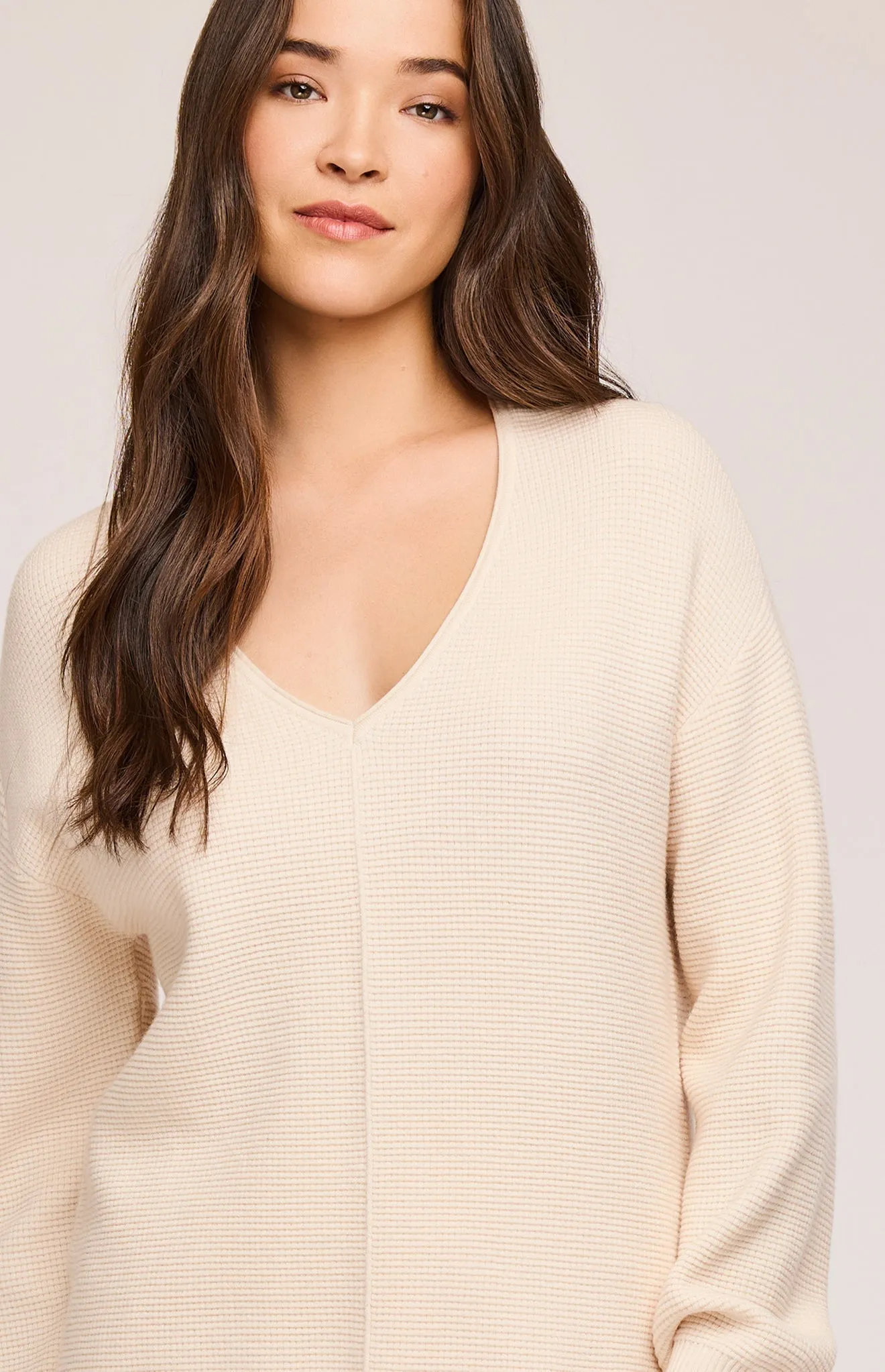 Lisbon V-Neck Knit Sweater sold by Gentle Fawn product image thumbnail 4