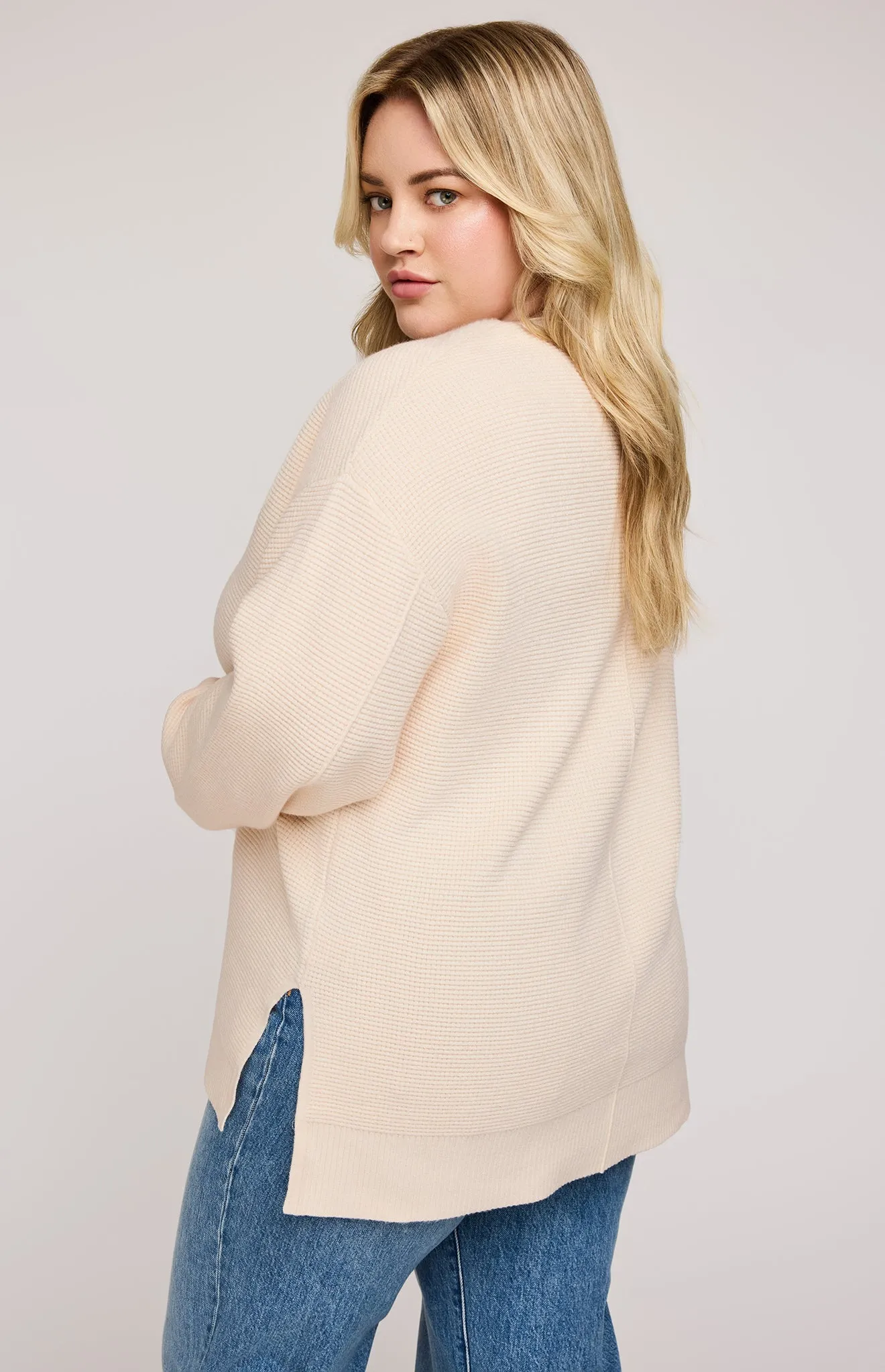 Lisbon V-Neck Knit Sweater sold by Gentle Fawn product image thumbnail 2