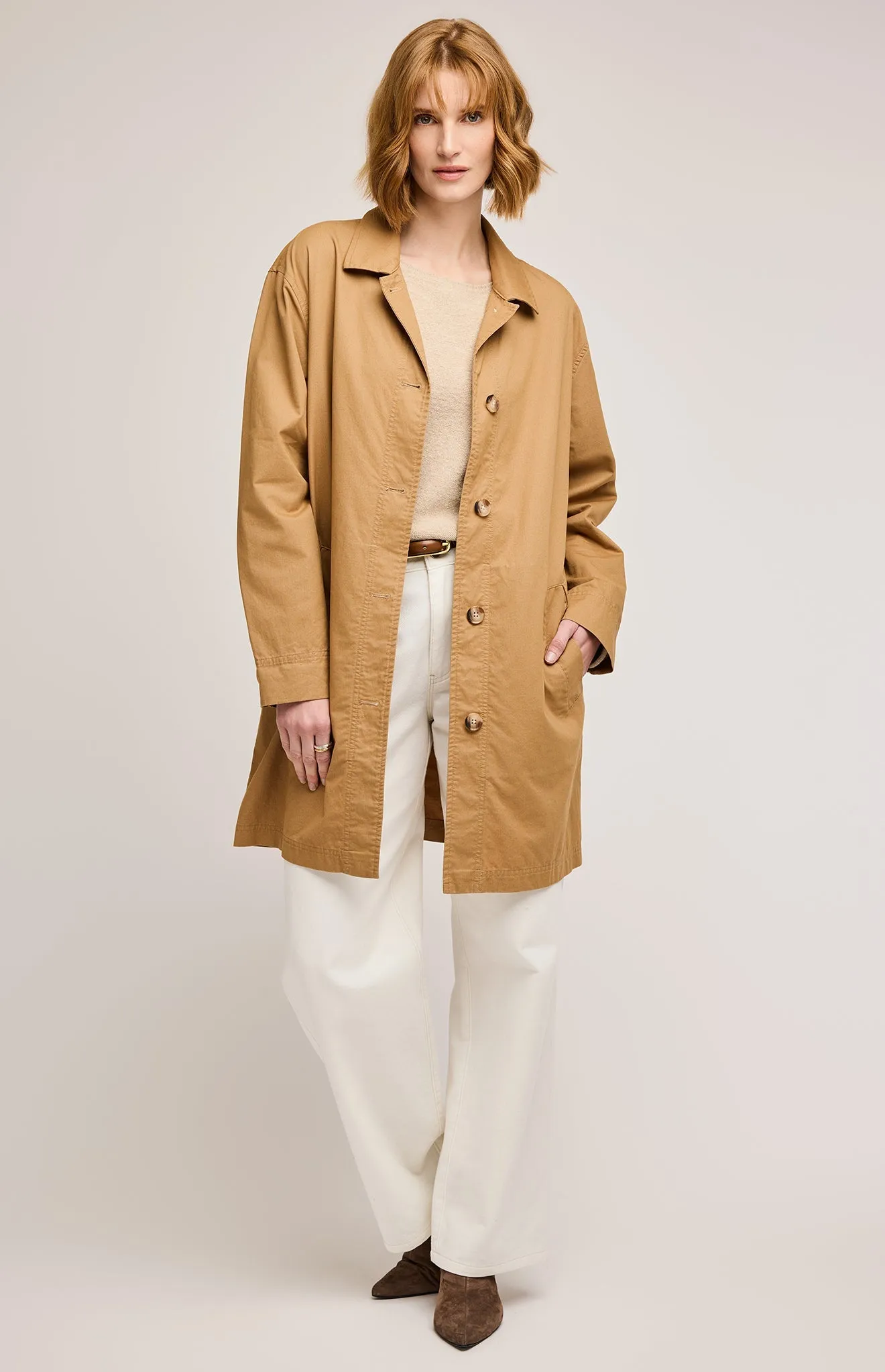Lark Trench Coat sold by Gentle Fawn