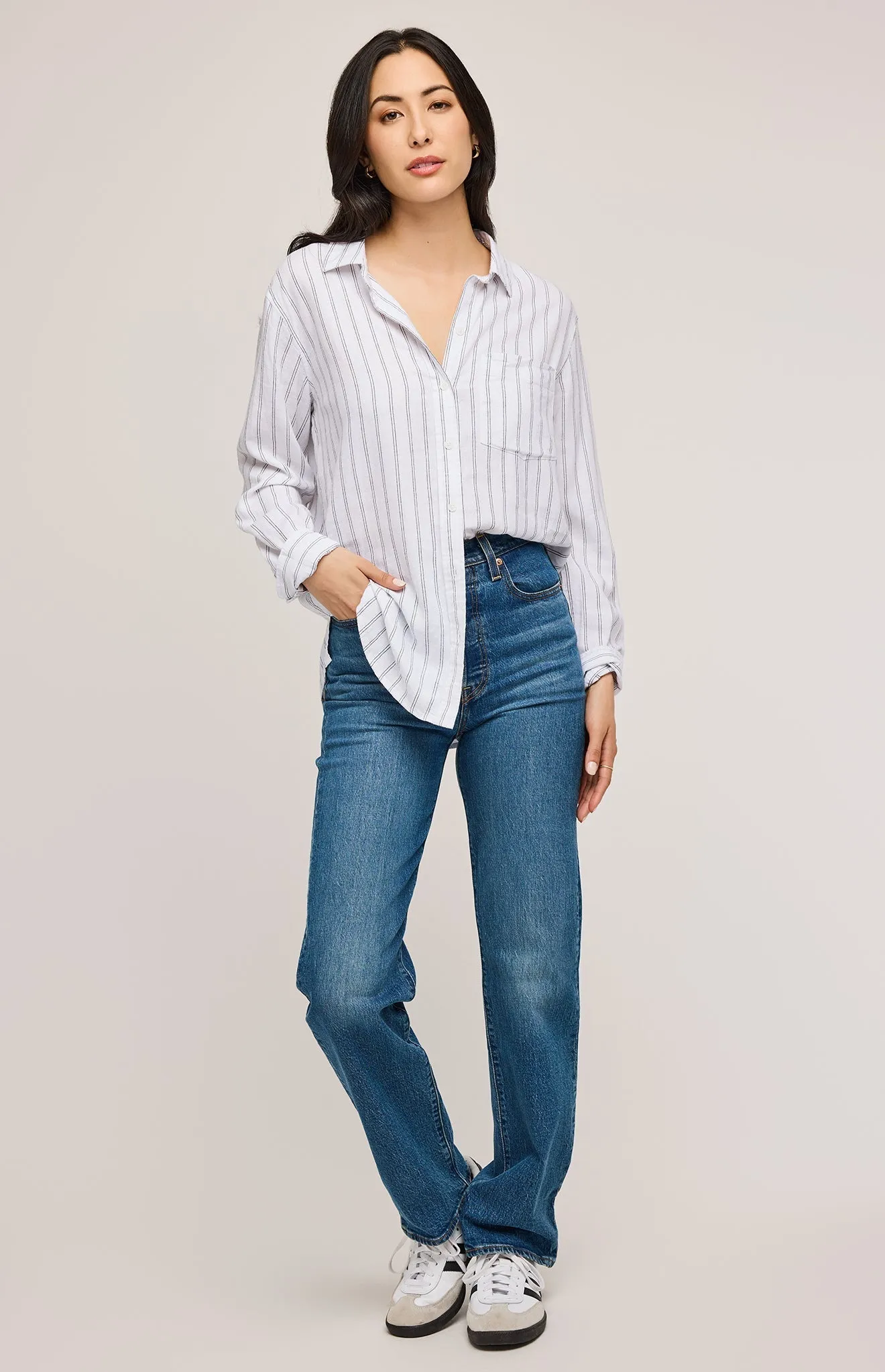 Dominique Button Down Shirt sold by Gentle Fawn product image thumbnail 3
