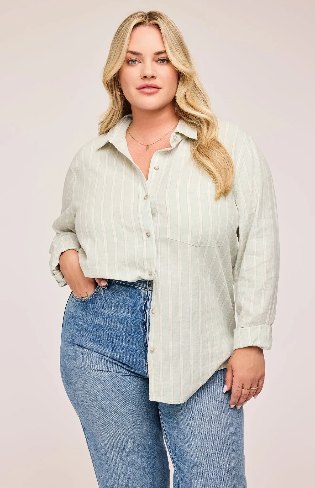 Dominique Button Down Shirt sold by Gentle Fawn product image thumbnail 3