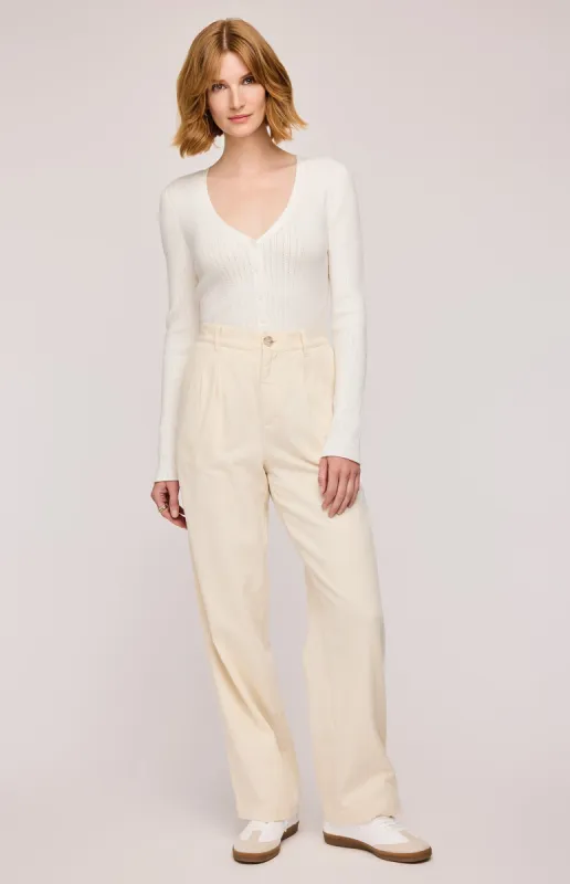 Mia V-Neck Pullover Top made by Gentle Fawn