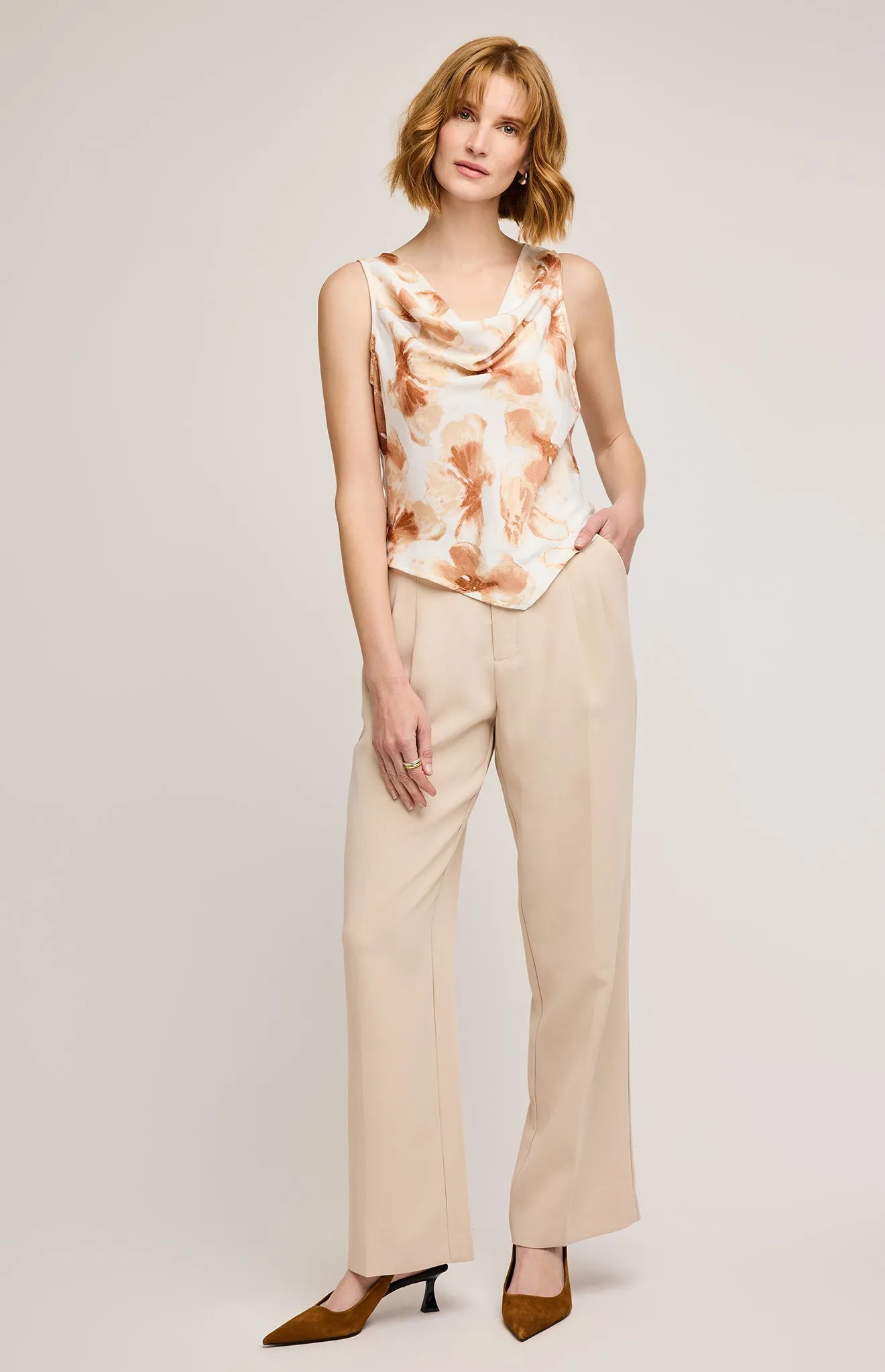 Lillian Satin Tank sold by Gentle Fawn