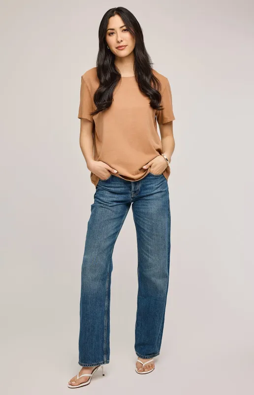 Victoria Cotton T-Shirt sold by Gentle Fawn