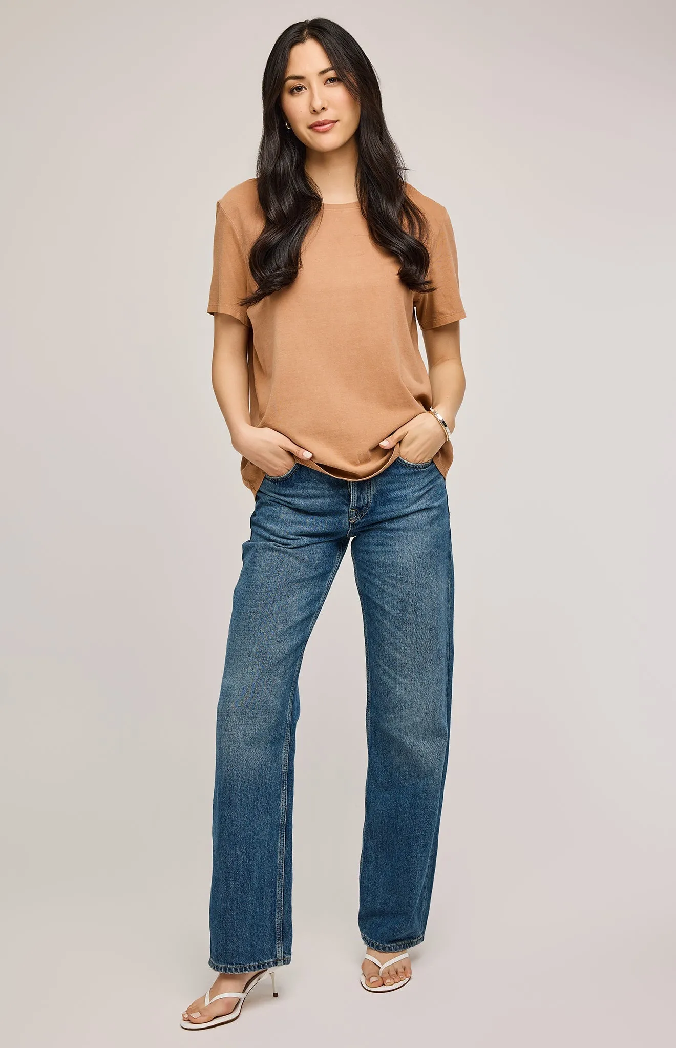 Victoria Cotton T-Shirt sold by Gentle Fawn