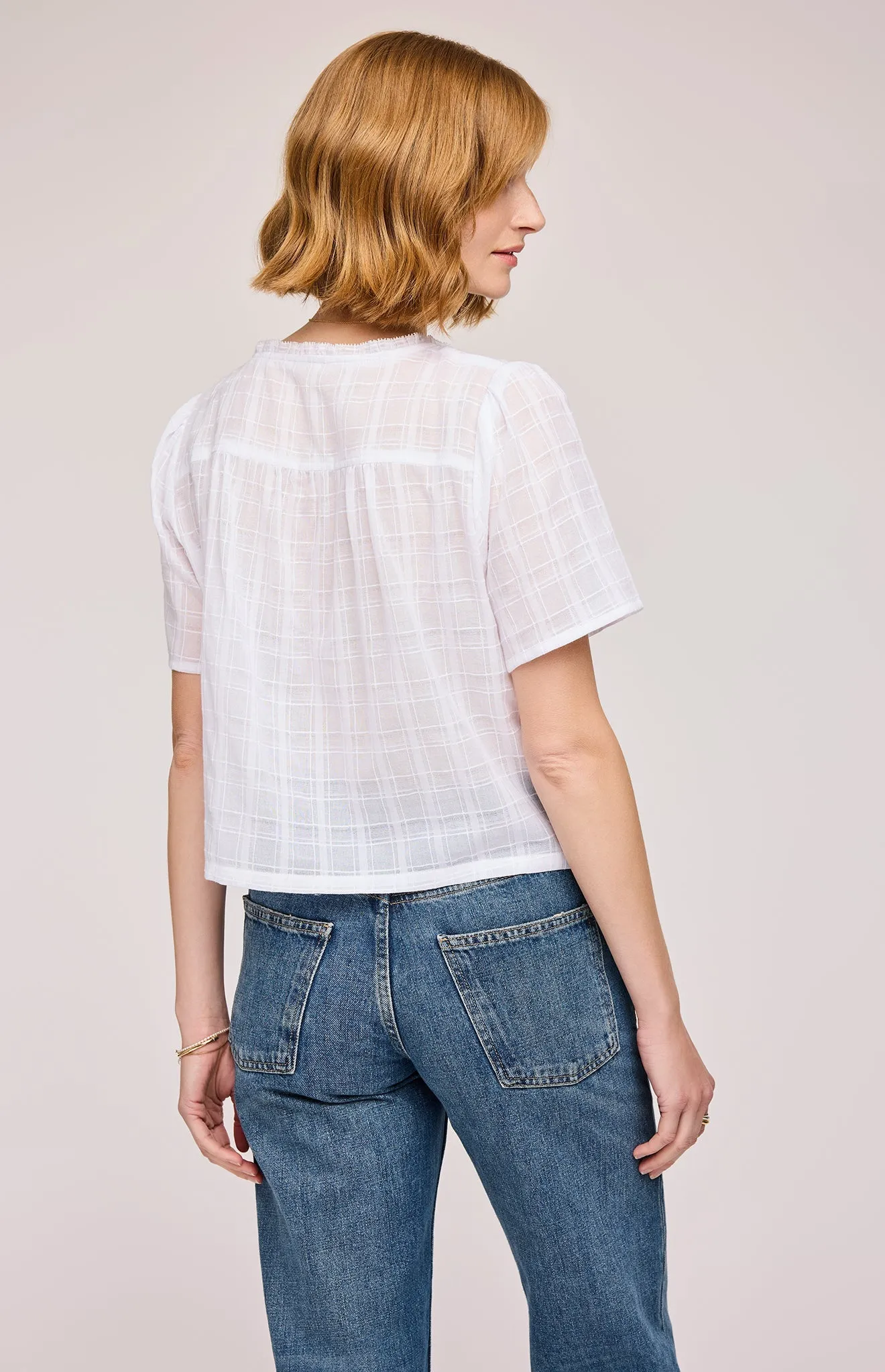 Cordelia Textured Cotton Top sold by Gentle Fawn product image thumbnail 3