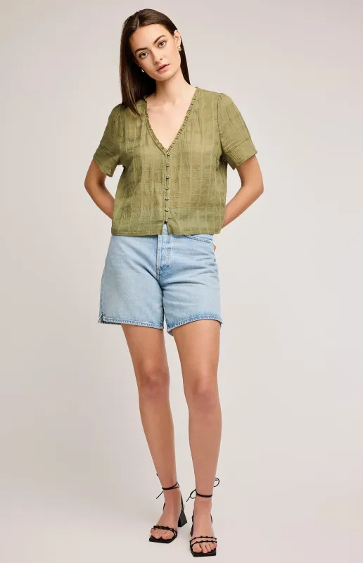 Cordelia Textured Cotton Top sold by Gentle Fawn