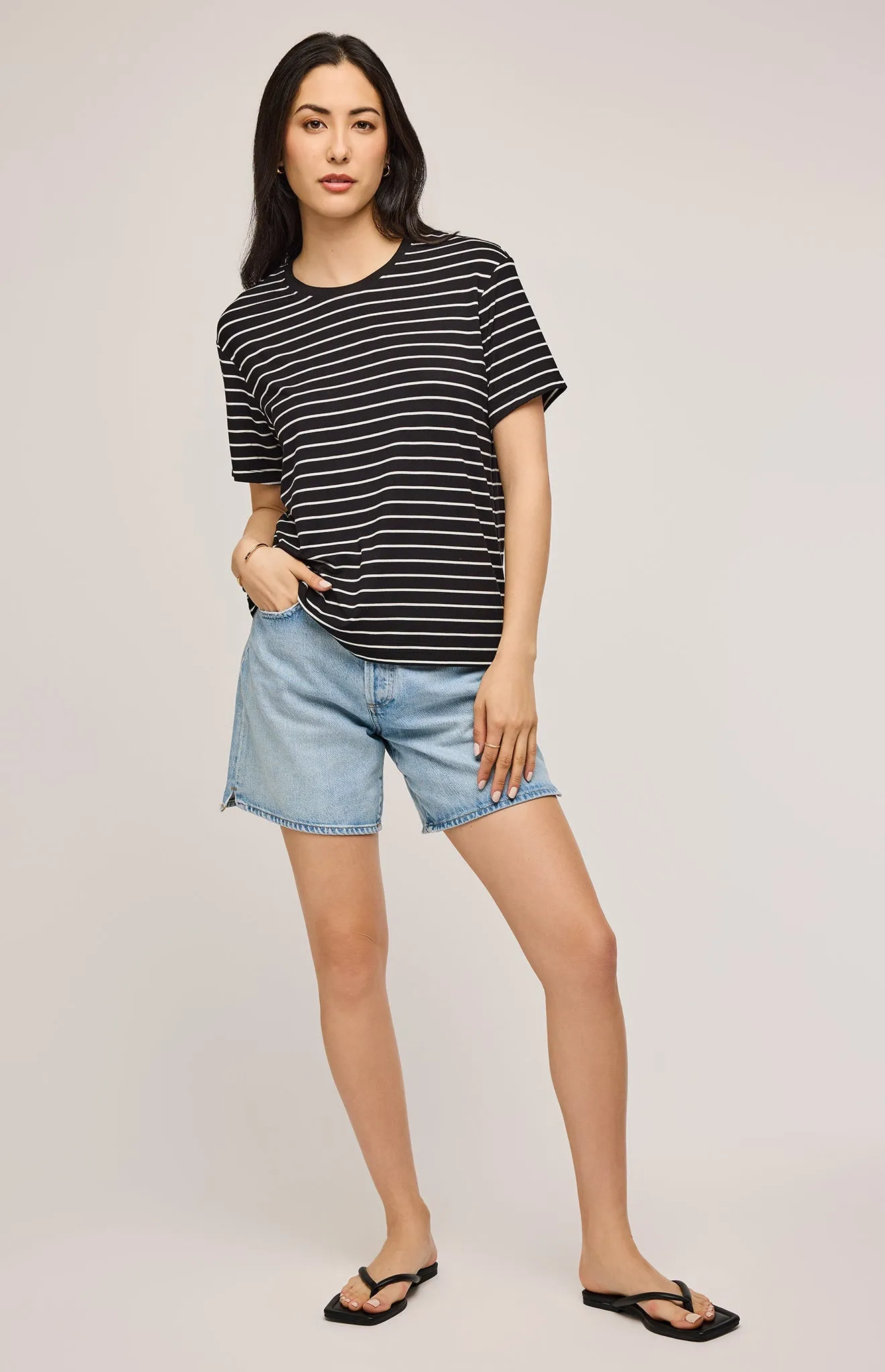 Aiden Striped T-Shirt sold by Gentle Fawn