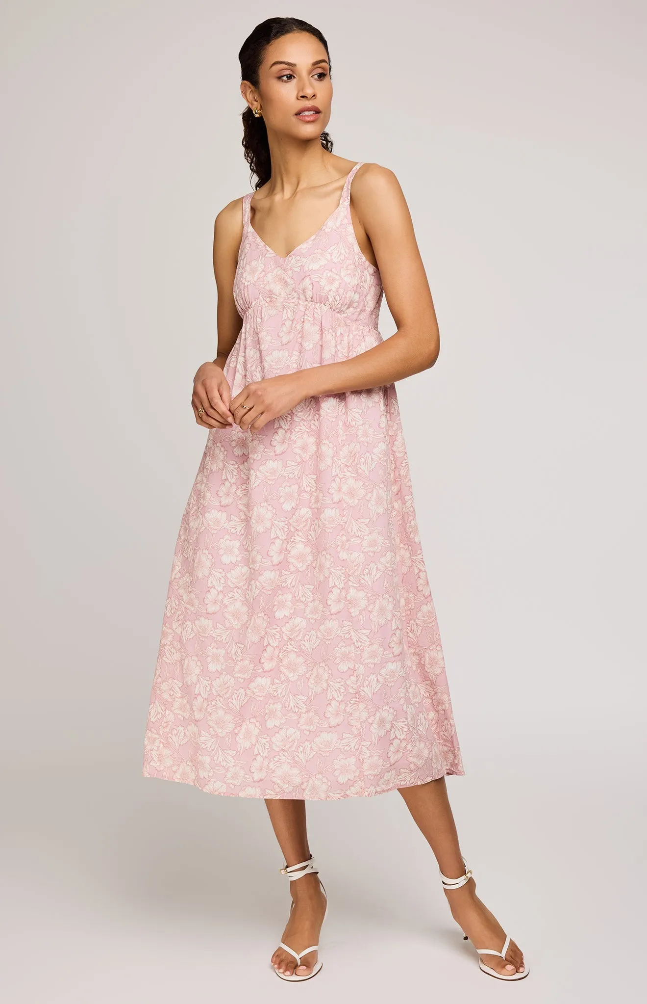 Rosalie Floral Midi Dress sold by Gentle Fawn