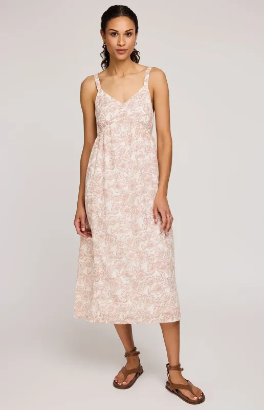 Rosalie Floral Midi Dress sold by Gentle Fawn