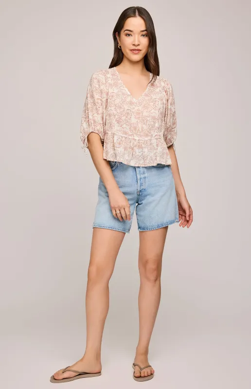 Serafina Floral Blouse sold by Gentle Fawn