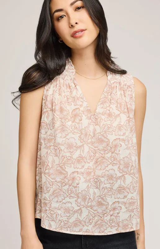 Sofia Floral Tank sold by Gentle Fawn
