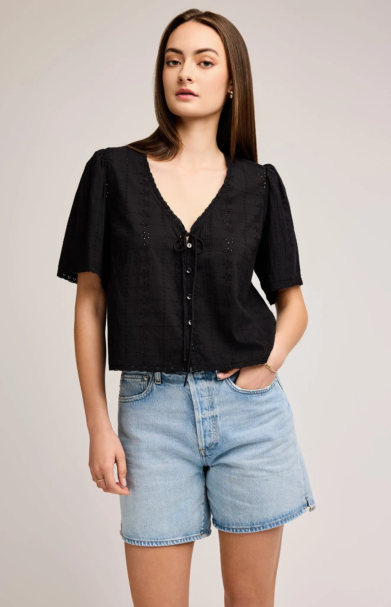 Jessa Eyelet Top sold by Gentle Fawn product image thumbnail 2
