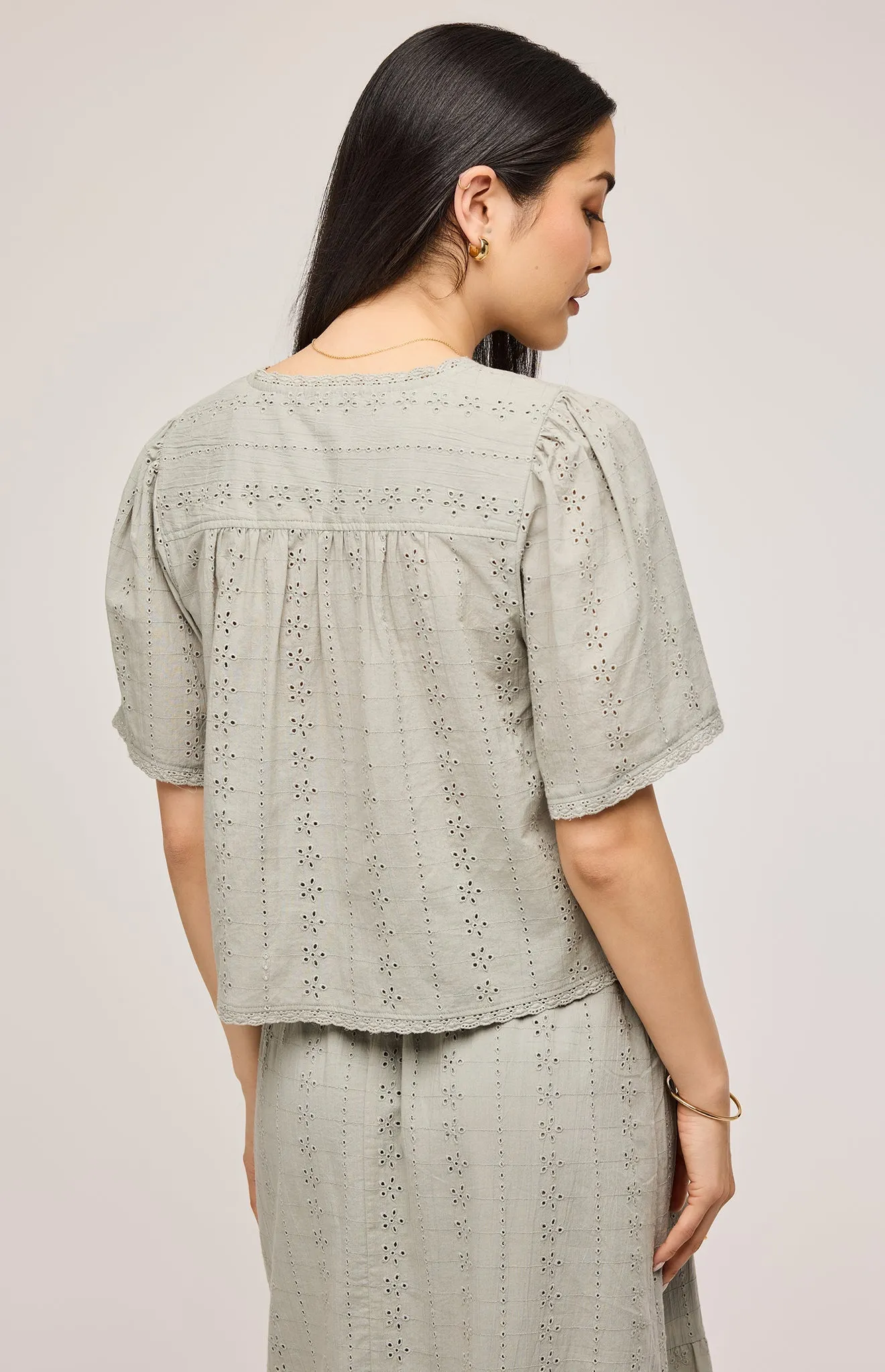 Jessa Eyelet Top sold by Gentle Fawn product image thumbnail 4