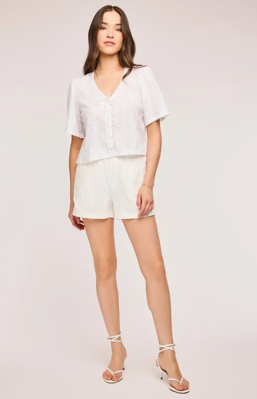 Jessa Eyelet Top sold by Gentle Fawn